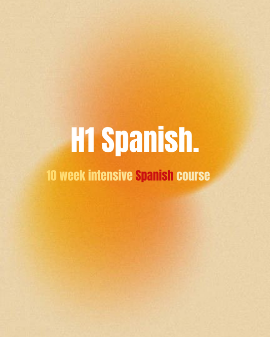 Intensive summer Spanish course