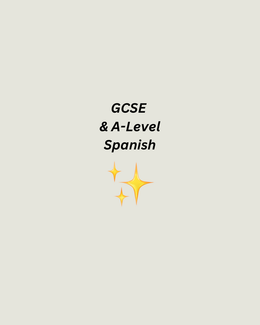 GCSE & A-Levels Spanish