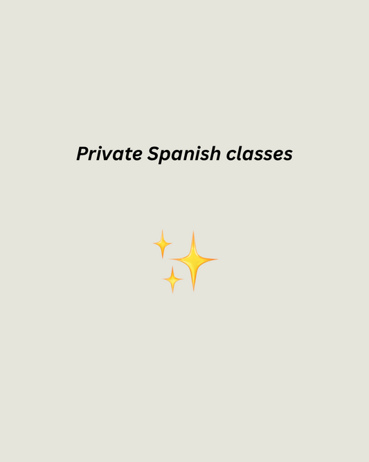 Private Spanish class