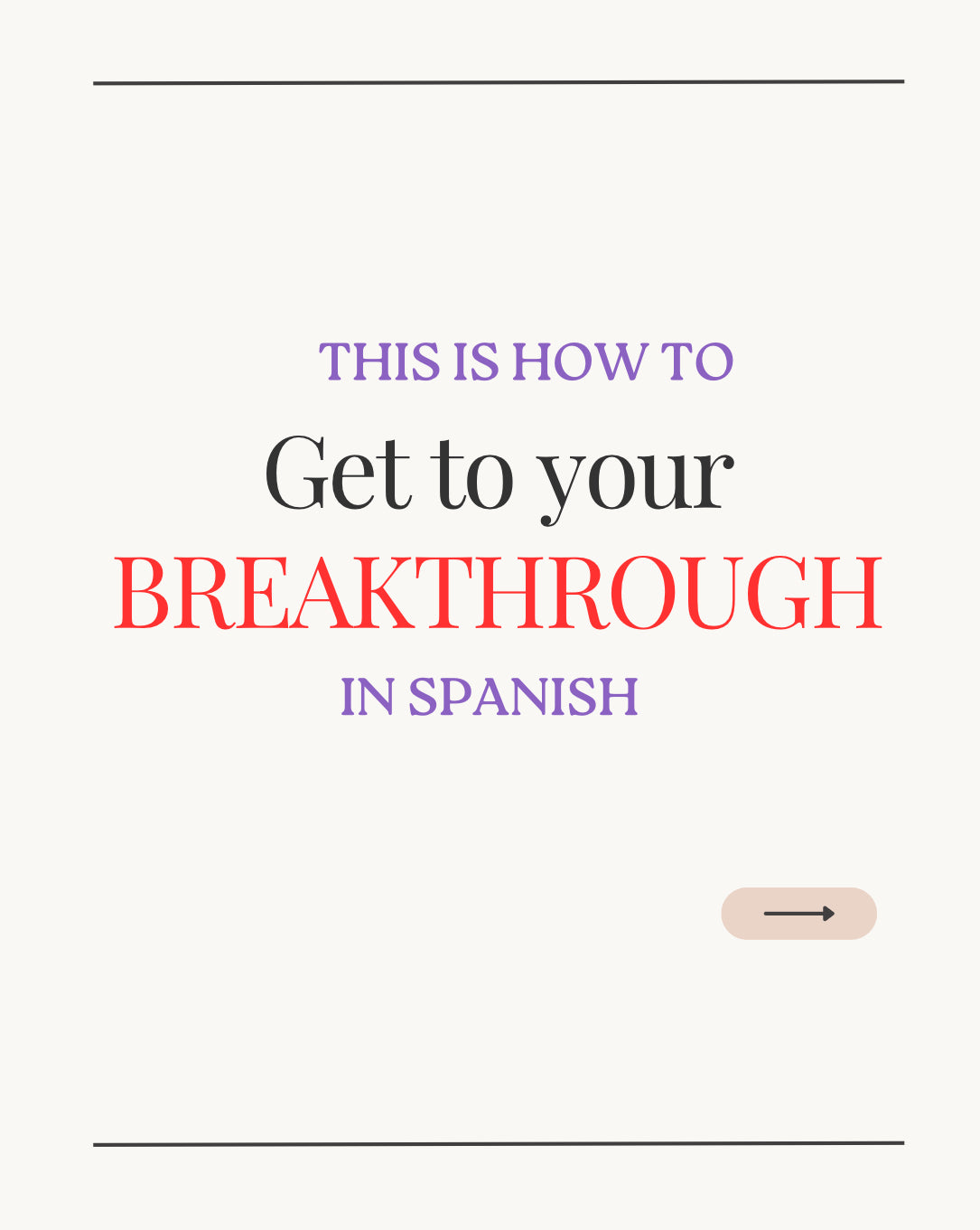How to reach fluency in Spanish