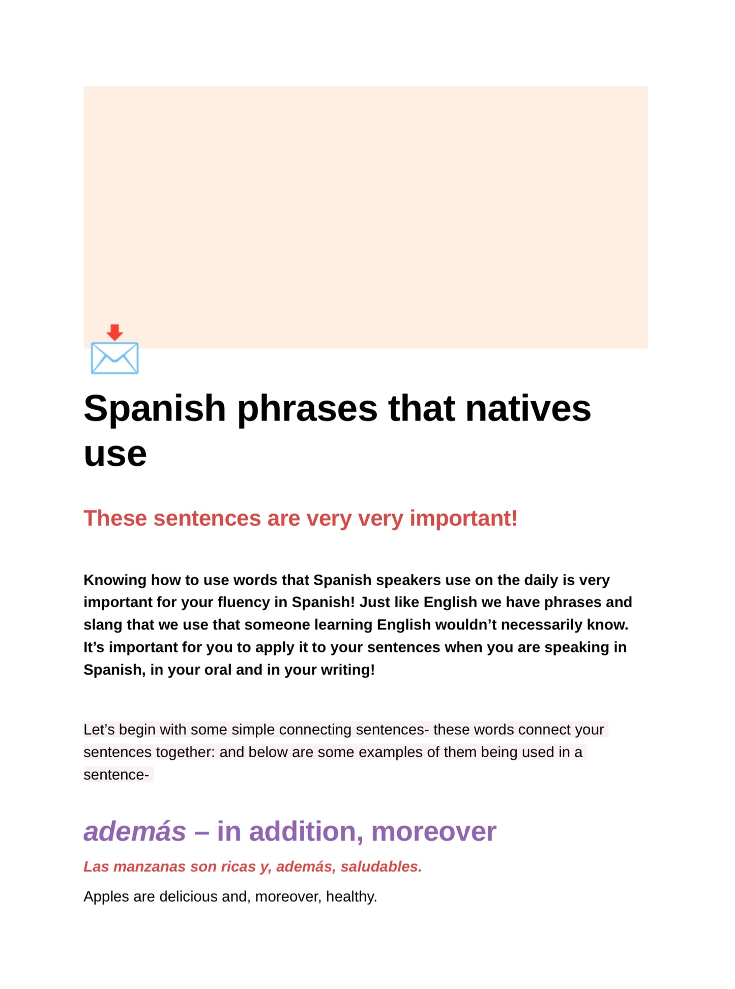 Spanish phrases that natives use