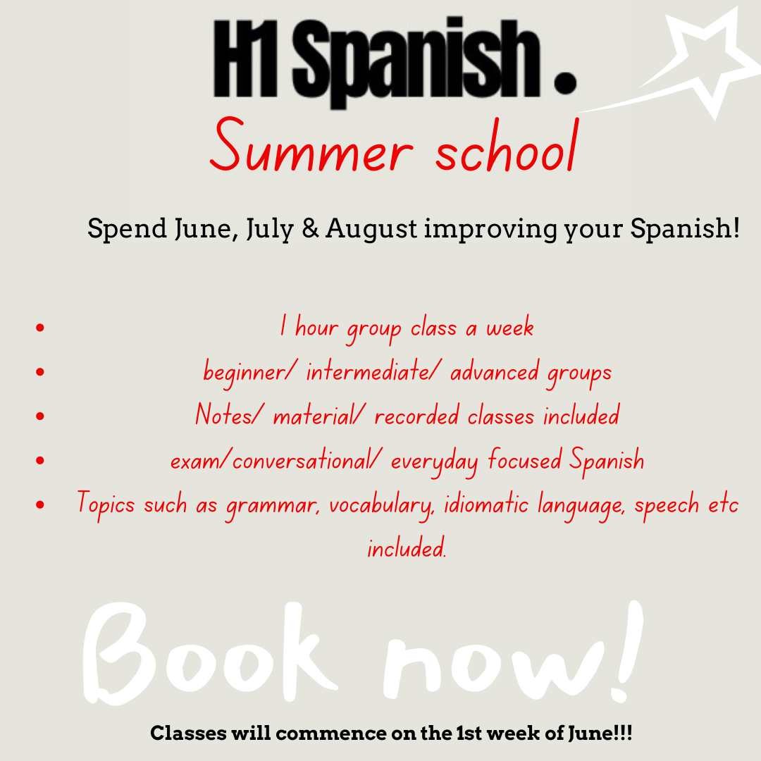 Spanish Summer class